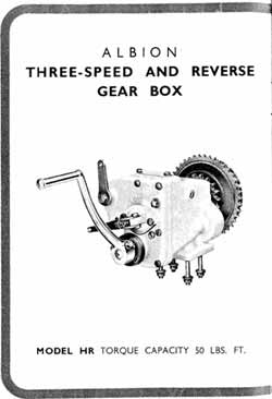 Three speed gearbox