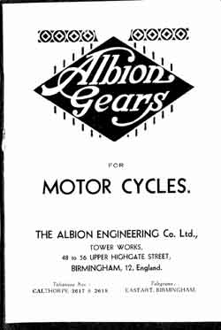 Albion Gears cover